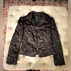 Q.U.E. Black Jacket Womens Sz 4